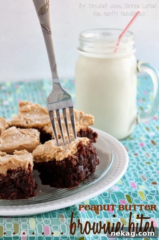 Peanut Butter Brownie Bites