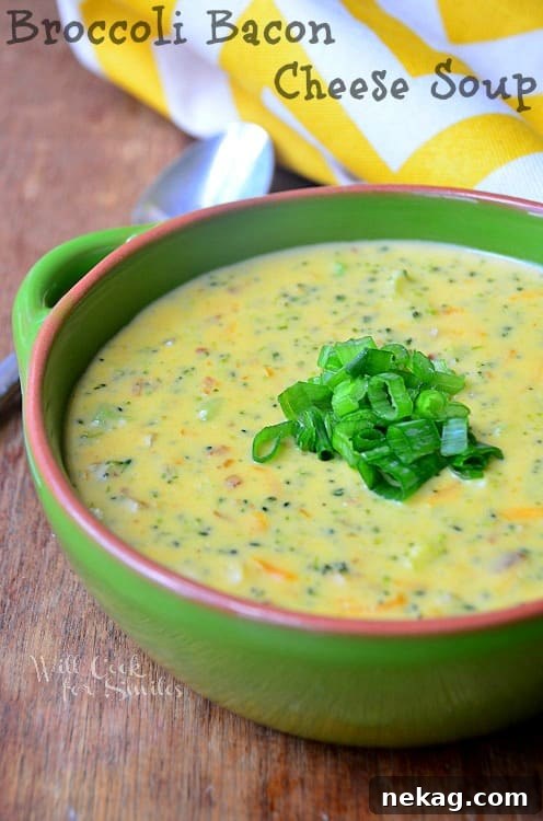 35 Delicious Soup Recipes to Warm Your Weeknight Meals 26 Broccoli-Bacon-Cheese-Soup-willcookforsmiles.com_