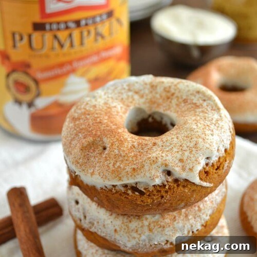 Pumpkin Spice Cheesecake Donuts Recipe — Fall Dessert Treat 9 Pumpkin Cheesecake Donuts