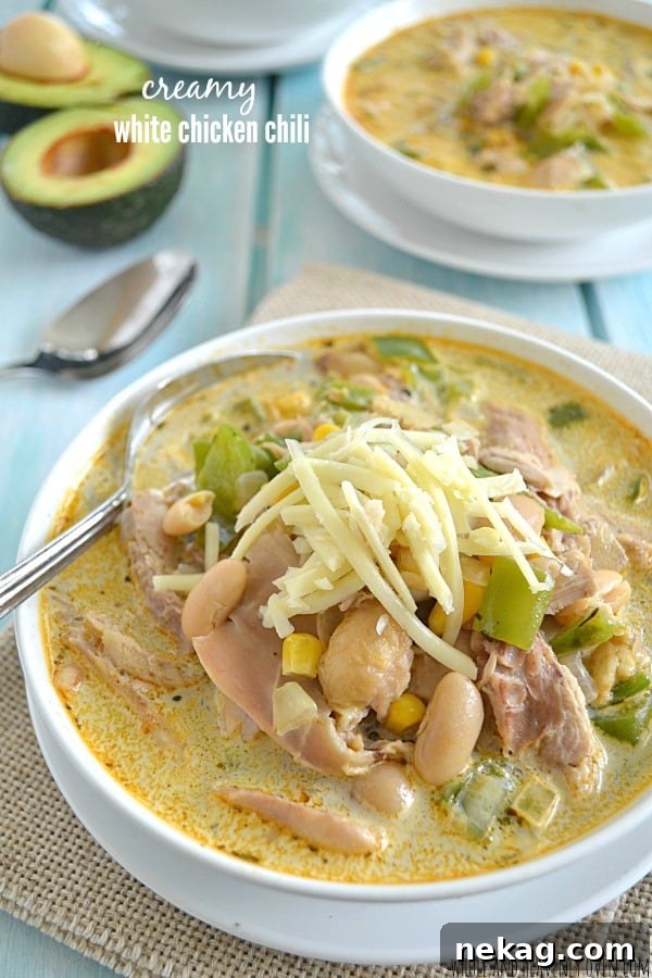 Creamy White Chicken Chili