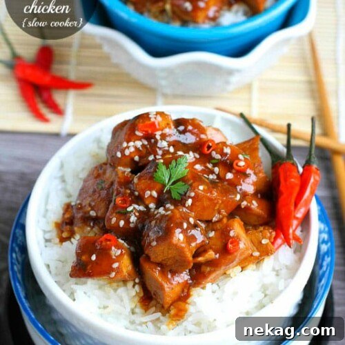 Slow Cooker Sriracha Chili Chicken