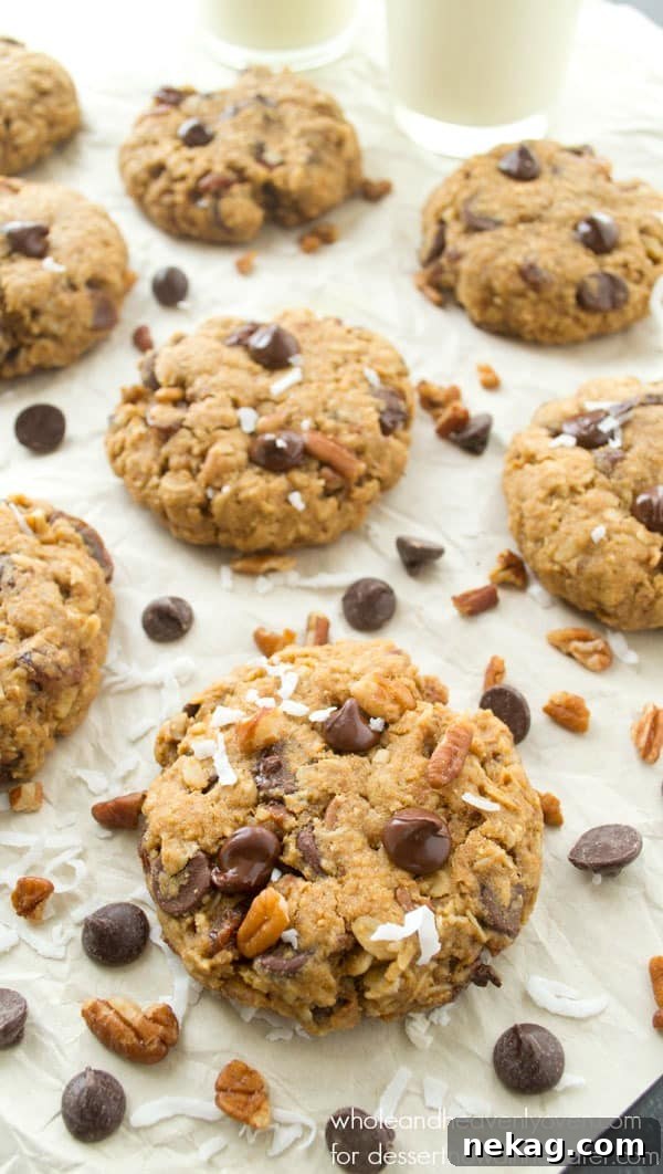 Soft-Baked Kitchen Sink Cookies --- these super-soft and chewy cookies are literally loaded with everything!