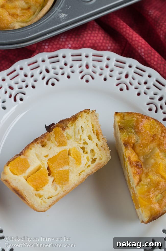 Mini Butternut Squash and Leek Quiches for Two 5 butternut squash and leek personal quiches
