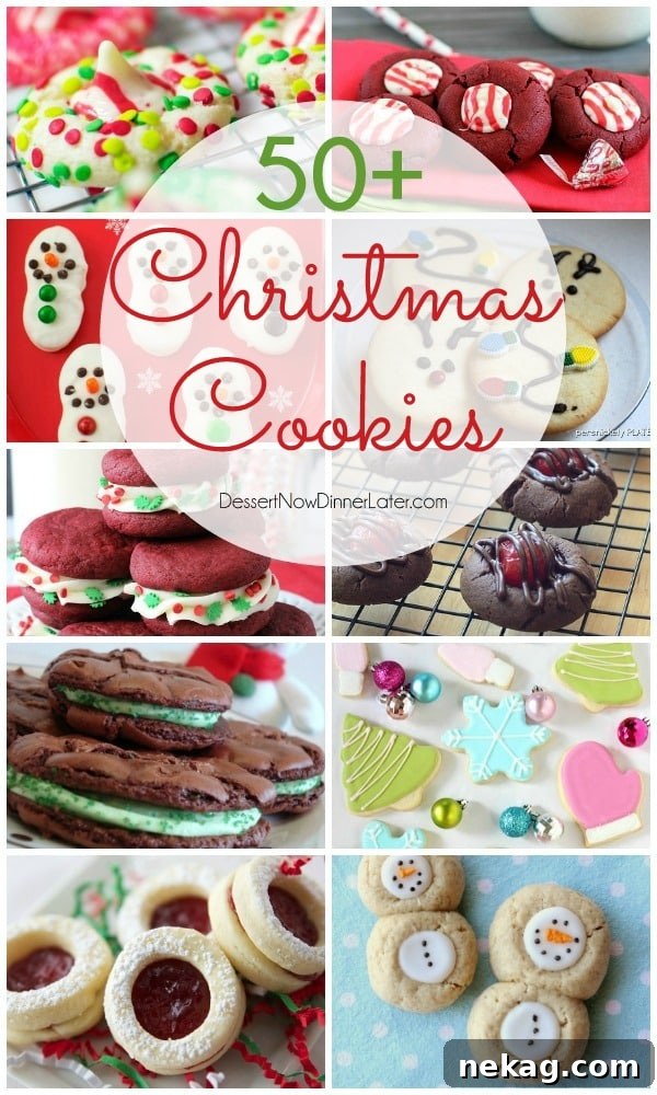 Over 50 Irresistible Christmas Cookie Recipes for Holiday Baking 2 Over 50 Christmas Cookies to choose from to add to your neighbor plates this holiday season. From blossoms, to sugar cookies, something for the chocolate lover, and even gluten free options! There is sure to be something you'll like!