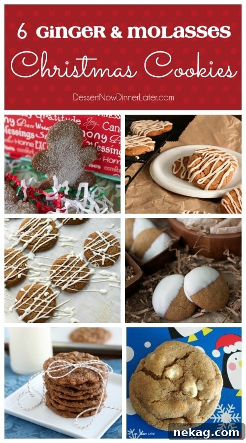 Over 50 Irresistible Christmas Cookie Recipes for Holiday Baking 4 6 Ginger & Molasses Christmas Cookies