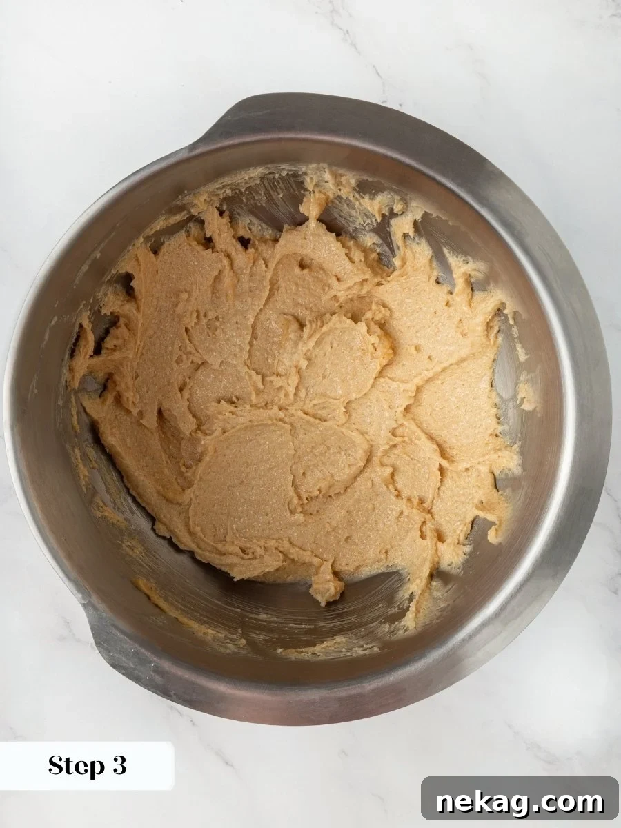 Egg and vanilla emulsify the base so these almond flour chocolate chip cookies bake up tender.