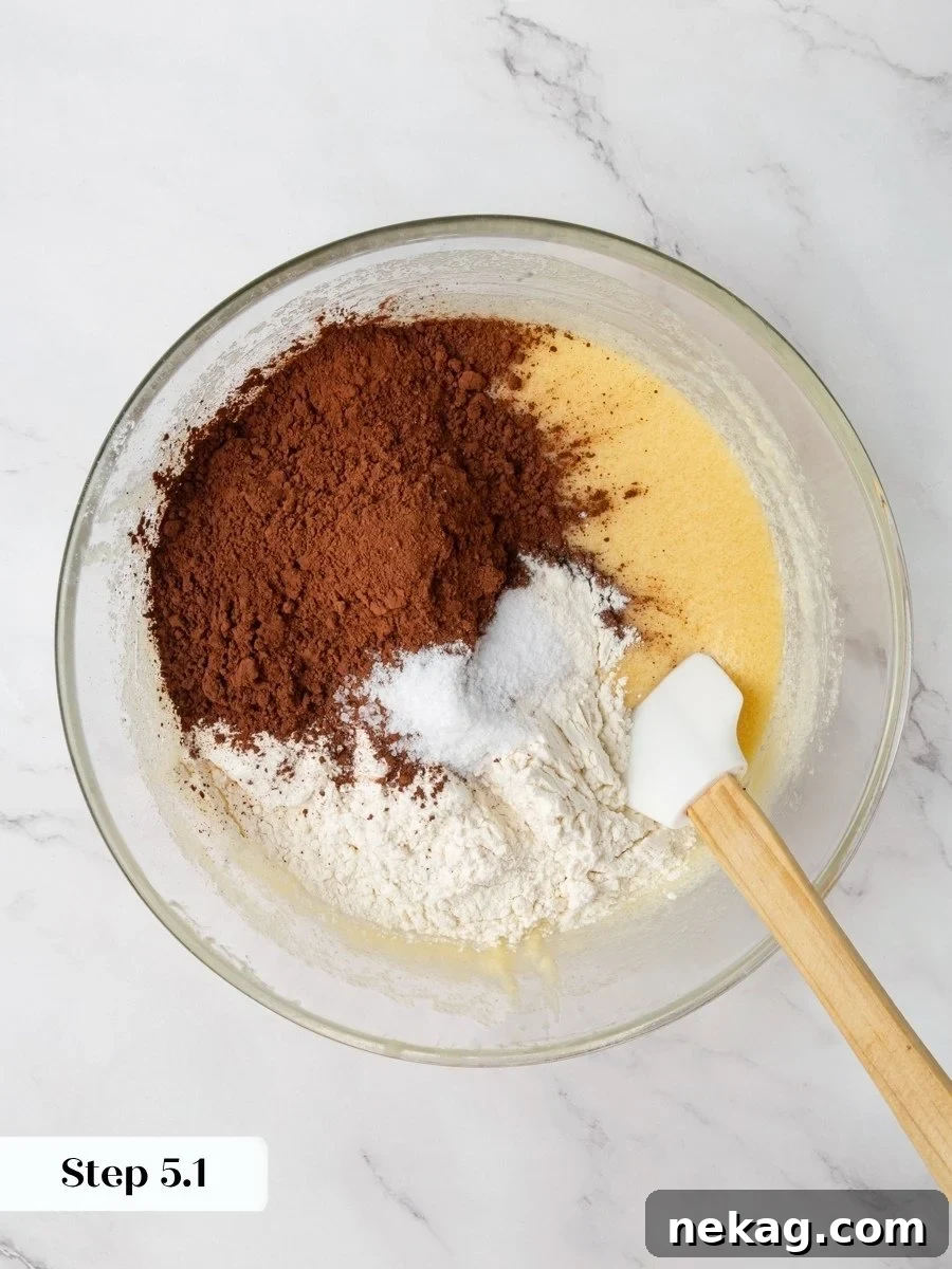 Cocoa supplies the concentrated chocolate flavor that balances the sweet, fudgy crumb of peanut butter brownies.