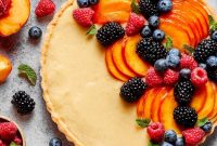 Classic Fresh Fruit Tart with Vanilla Pastry Cream