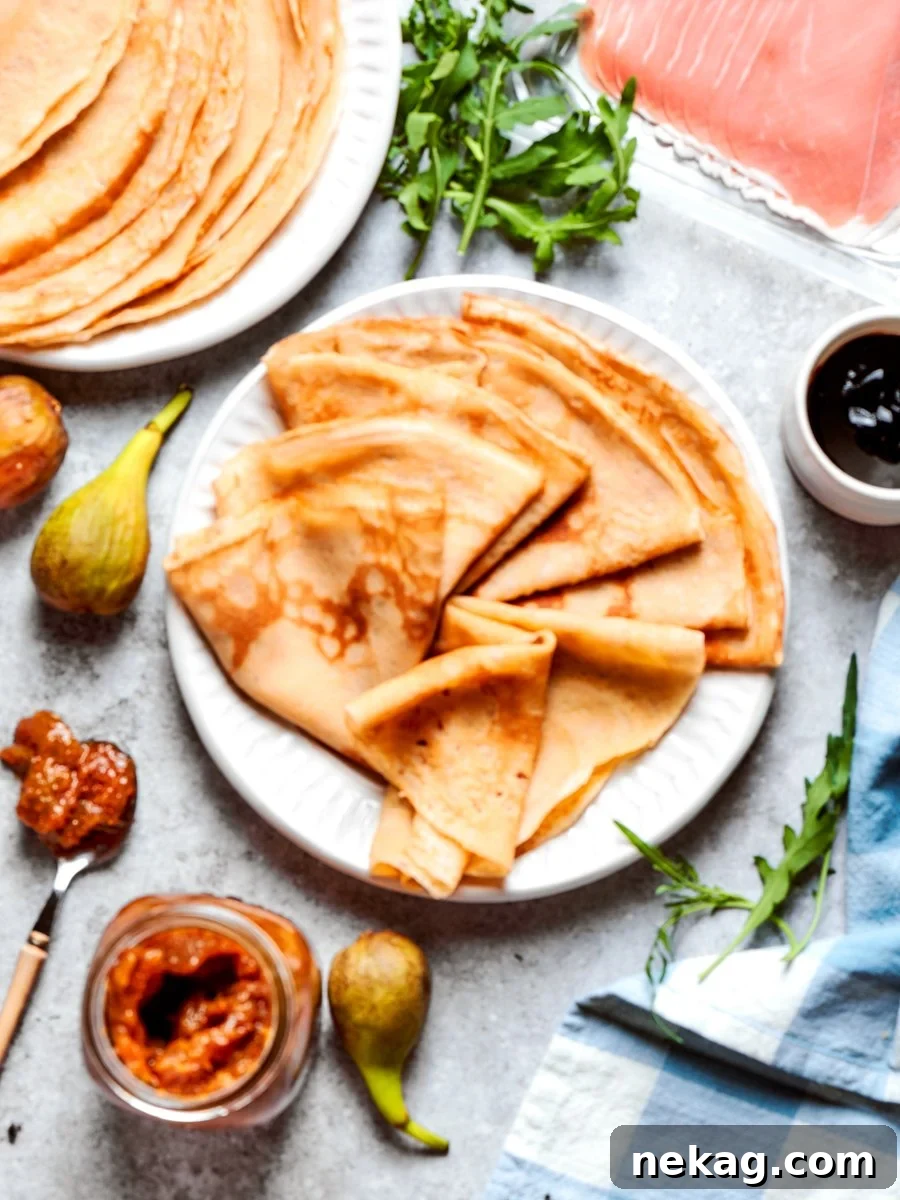 Gluten-Free Buckwheat Crepes: French-Style Recipe 5 Set out with charcuterie, buckwheat crepes turn a simple brunch spread into something worth lingering over.