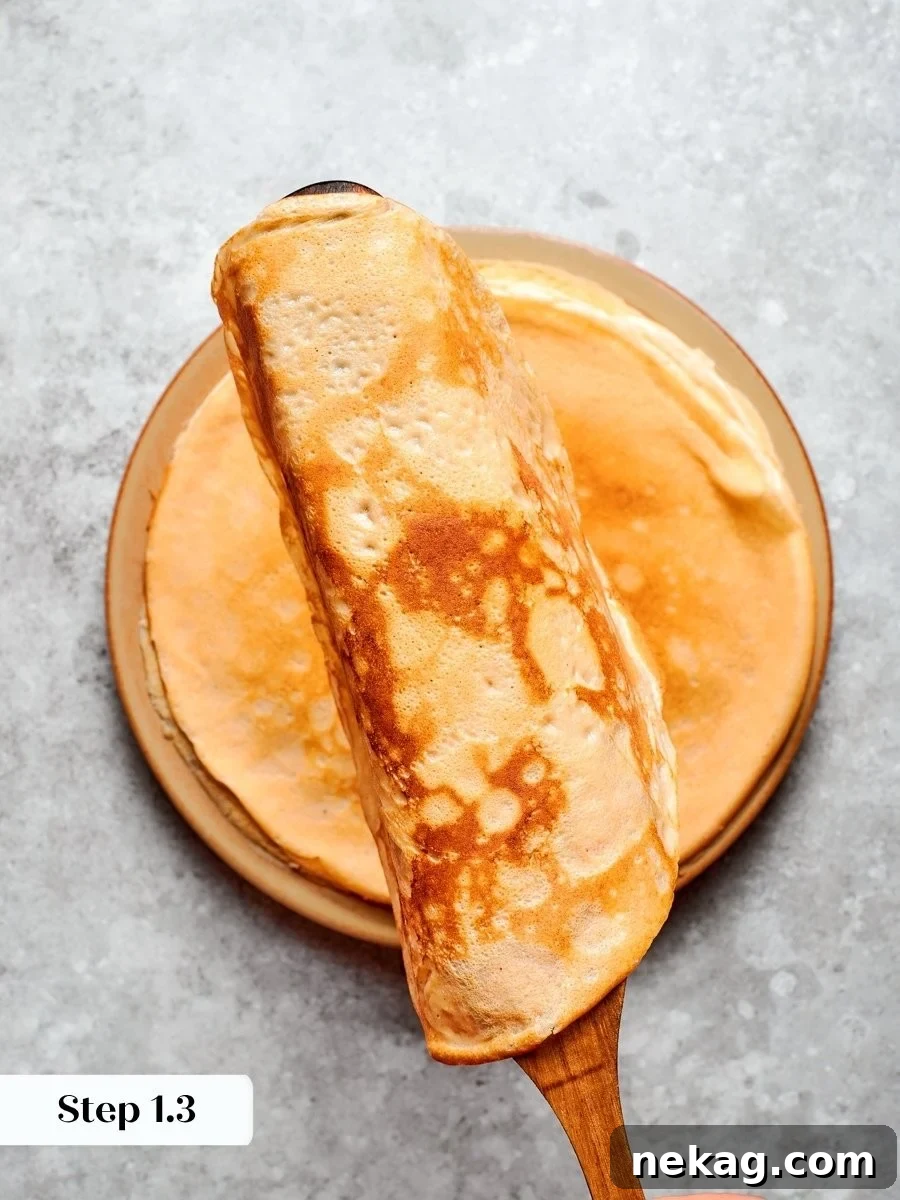 Savory Crepe Recipe: Step-by-Step for Perfect Crepes 8 Make the crepes ahead and savory crepes come together in minutes when guests arrive.